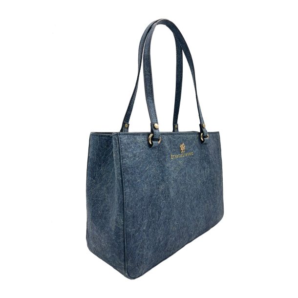 Sustainable Luxury Brown Coconut Leather Handbag