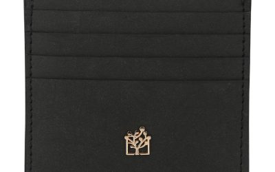 Vegan Black Paper Card Holder